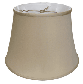 Slant Euro Bell Softback Lampshade With Washer Fitter