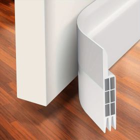 1pc Door Draft Stopper Door Sweep For Exterior & Interior Doors,Door Bottom Seal Dust And Noise Insulation Weather Stripping Draft Guard Insulato